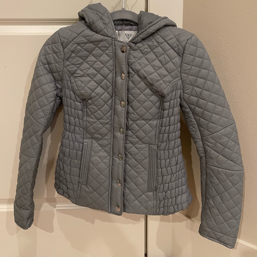 Guess Jeans Women’s Grey Winter Jacket Coat XS Brand New NWT